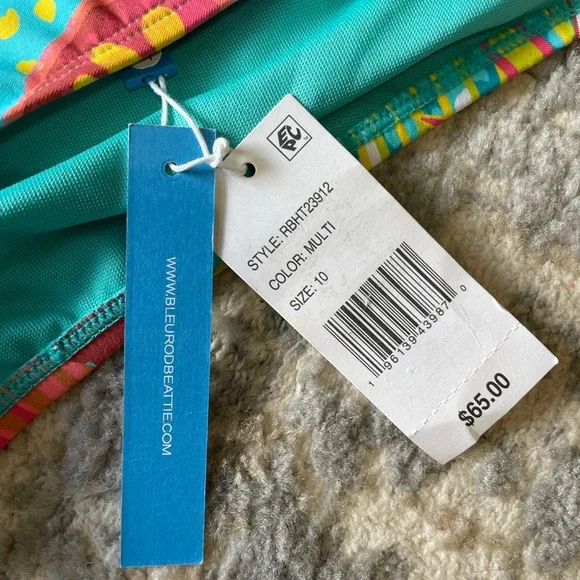 Blue Rod Beattie Side Tie Swim Bottoms - Picture 5 of 5